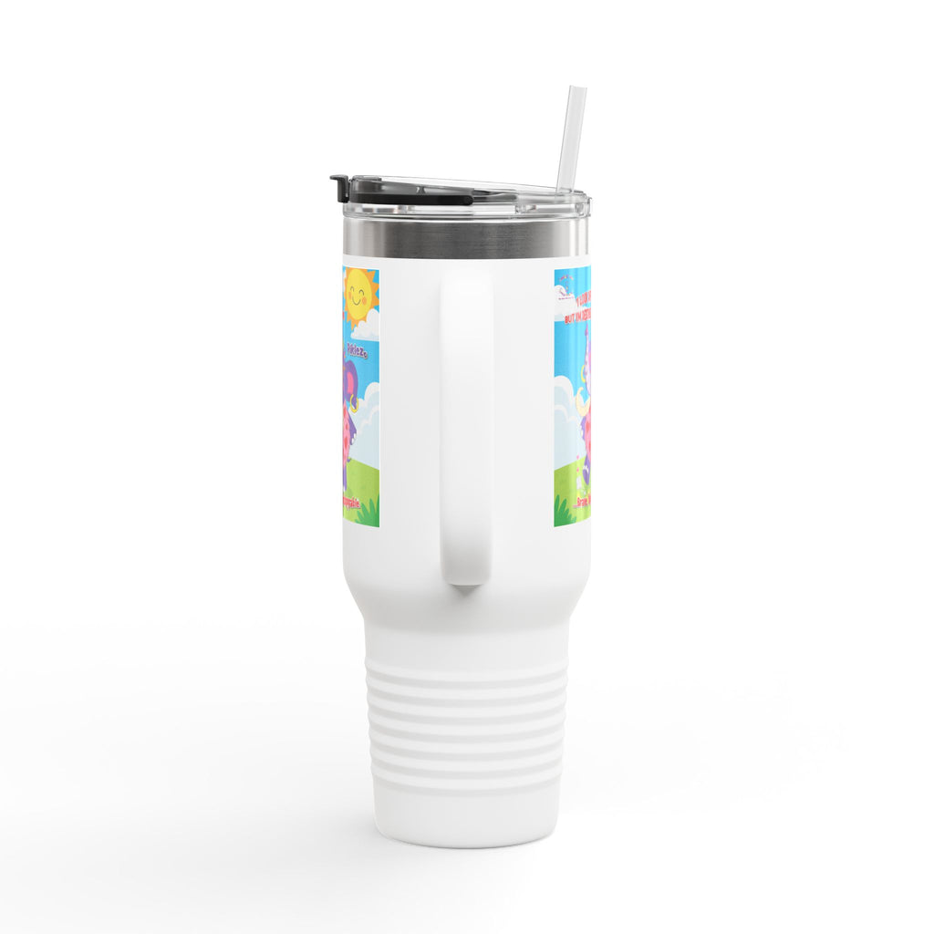 Piklez™ Insulated Travel Mug 40oz – “Destined to Shine” Large Tumbler | Smile Universe Collection