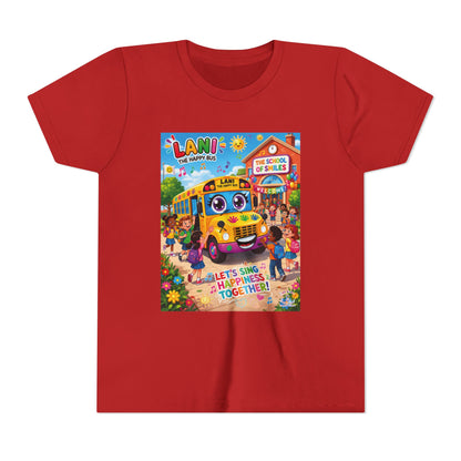 Lani™ Youth Short Sleeve Tee – "Let's Sing Happiness Together!" Graphic