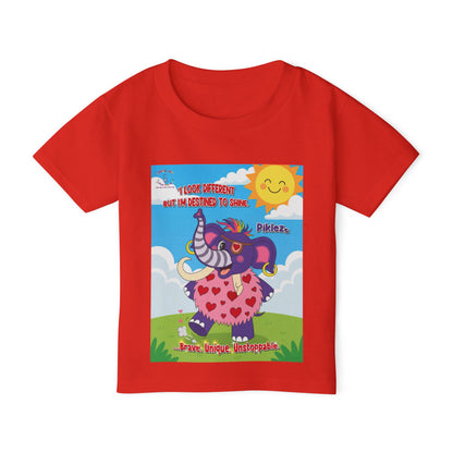 Piklez™ Toddler T-Shirt – “Destined to Shine” Kids Graphic Tee | Smile Universe Collection