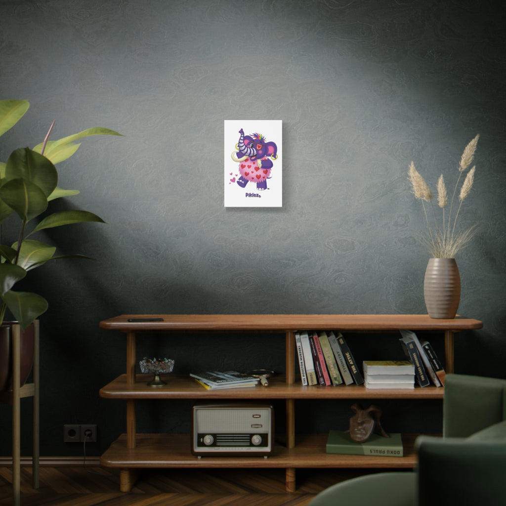 Piklez™ Matte Canvas, Stretched 1.25" – "Full of Love!" Graphic Wall Art | Smile Universe Collection