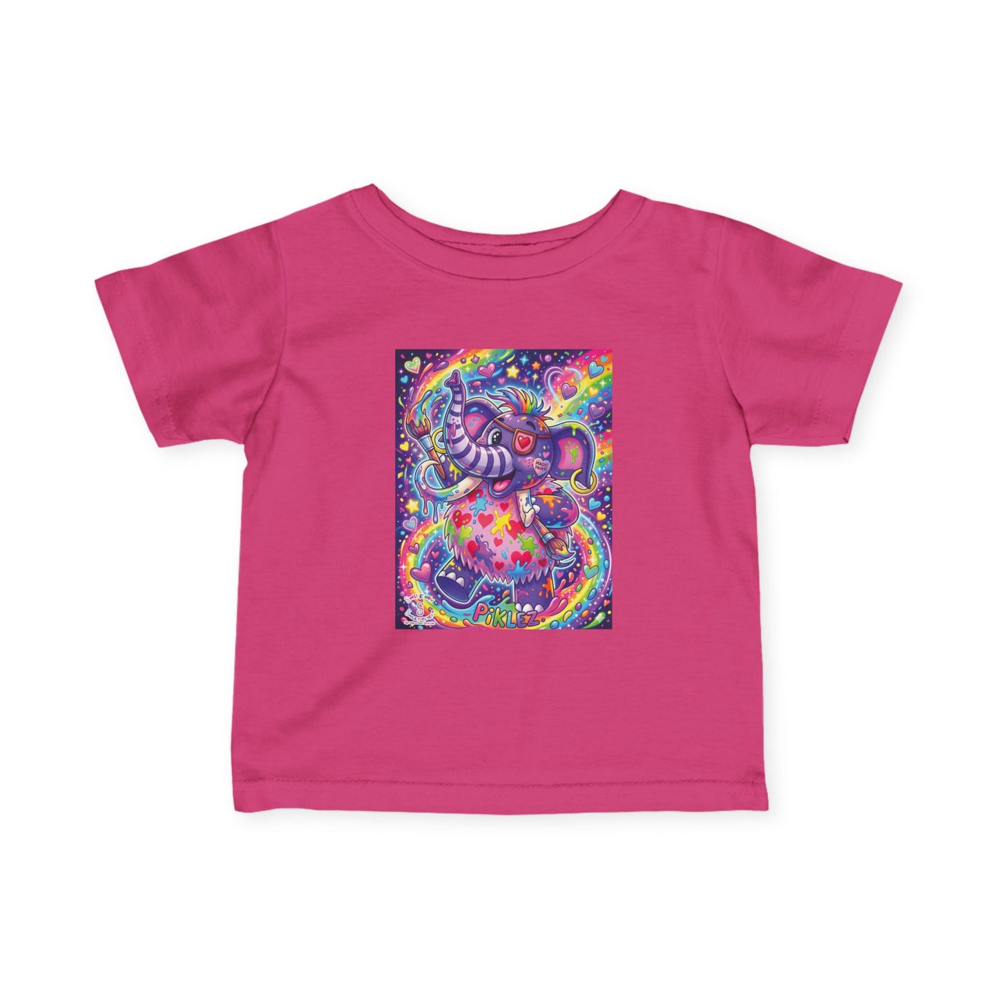 Piklez™ Infant Fine Jersey Tee – "Magic Paint!" Graphic Shirt | Smile Universe Collection
