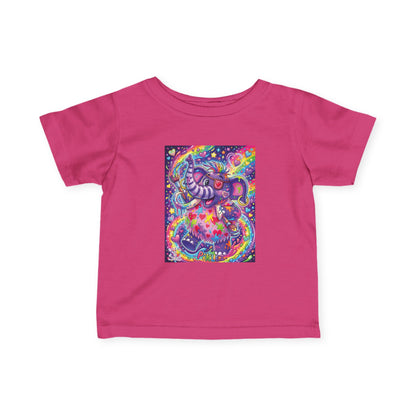 Piklez™ Infant Fine Jersey Tee – "Magic Paint!" Graphic Shirt | Smile Universe Collection
