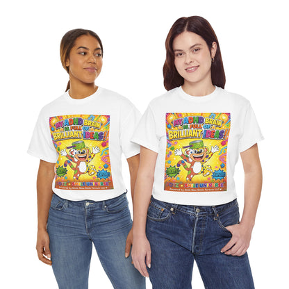 Potz™ Unisex Heavy Cotton™ Tee – "My ADHD Brain is Full of Brilliant Ideas!" Graphic Tee | Smile Universe Collection
