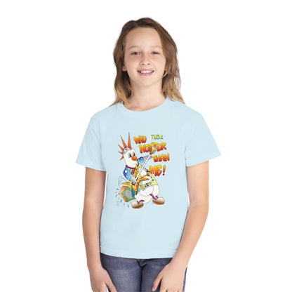 TuBz™ Rockstar Kids T-Shirt - "Who Hotter Than Me!" Graphic Tee | Smile Universe TuBz4Kidz Collection