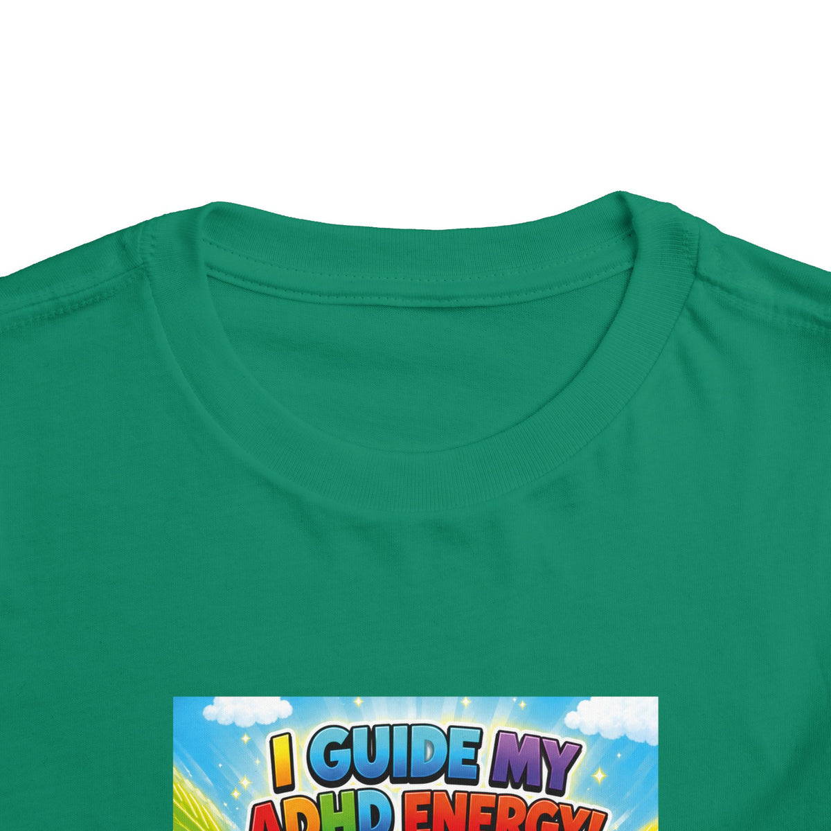 Potz™ Toddler Short Sleeve Tee – "I Guide My ADHD Energy!" Graphic Tee | Smile Universe Collection