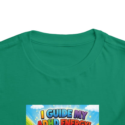 Potz™ Toddler Short Sleeve Tee – "I Guide My ADHD Energy!" Graphic Tee | Smile Universe Collection
