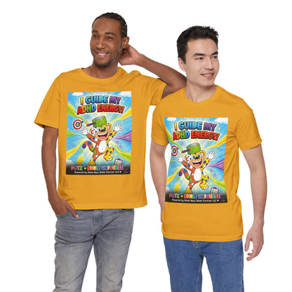 Potz™ Unisex Jersey Short Sleeve Tee – "I Guide My ADHD Energy!" Graphic Tee | Smile Universe Collection
