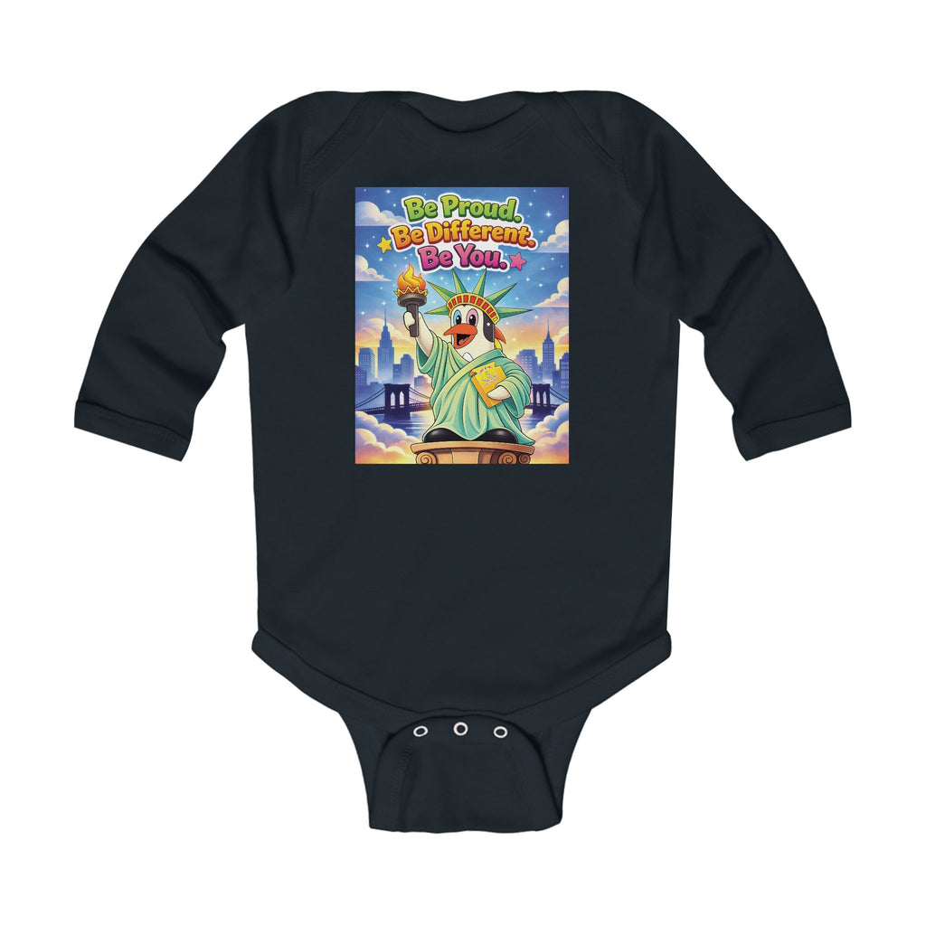TuBz™ "Be Proud. Be Different. Be You." Infant Bodysuit - Inspirational Baby Onesie