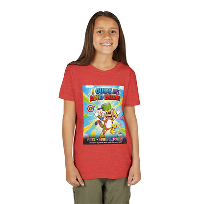 Potz™ Youth Short Sleeve Tee – "I Guide My ADHD Energy!" Graphic Tee | Smile Universe Collection