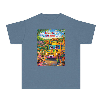 Lani™ Youth Midweight Tee – "Adventure Starts With Us!" Graphic