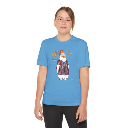 TuBz™ "Being Smart Iz Kool" Youth Competitor T- Shirt - Character Dress-Up Graphic Tee