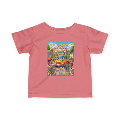 Lani™ Infant Fine Jersey Tee – "Where Being Different is CELEBRATED!" Graphic Shirt