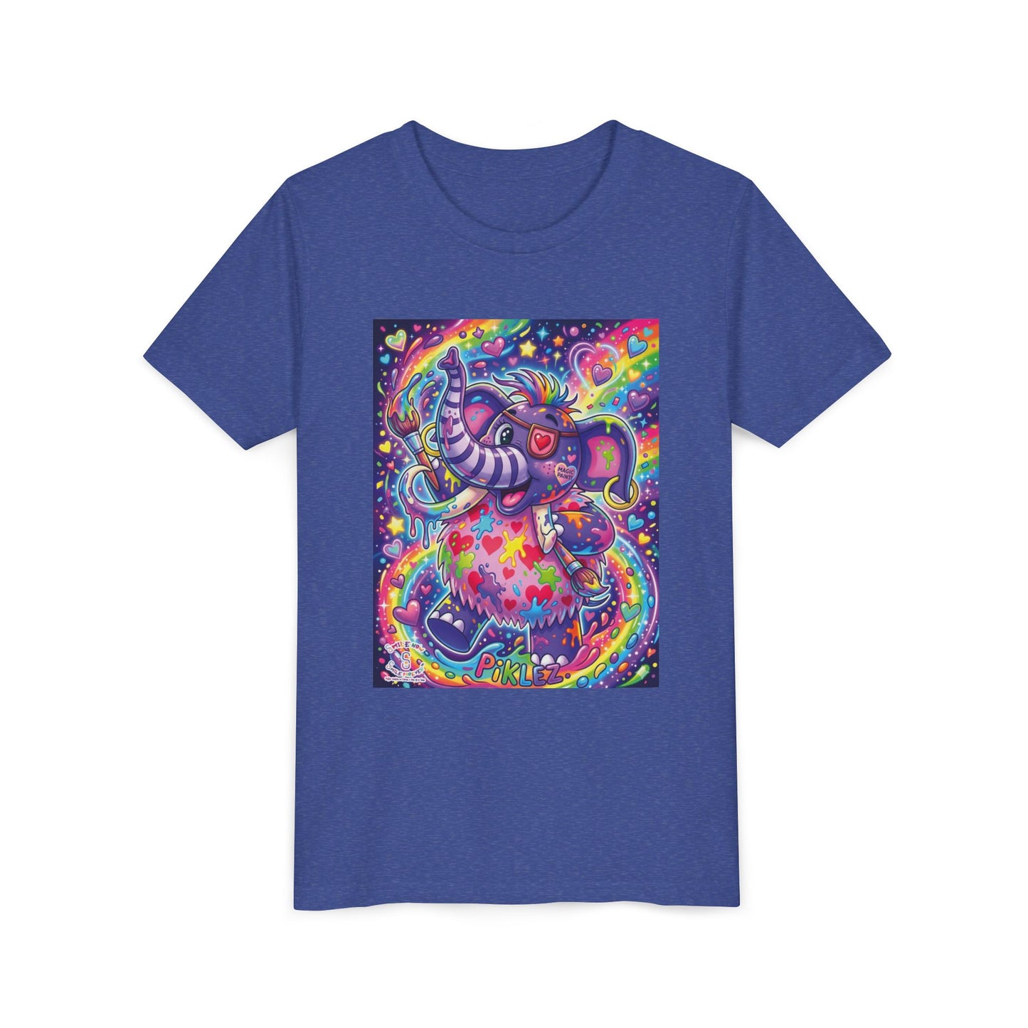 Piklez™ Youth Short Sleeve Tee – "Magic Paint!" Graphic Shirt | Smile Universe Collection