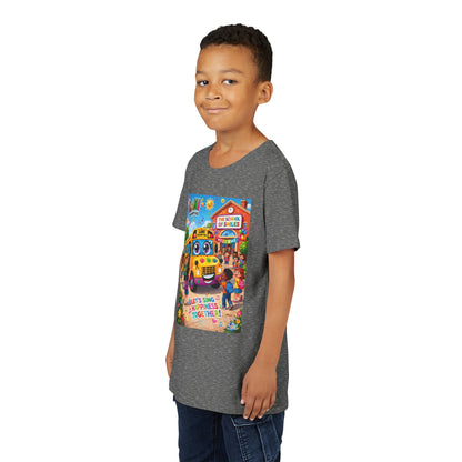 Lani™ Youth Short Sleeve Tee – "Let's Sing Happiness Together!" Graphic