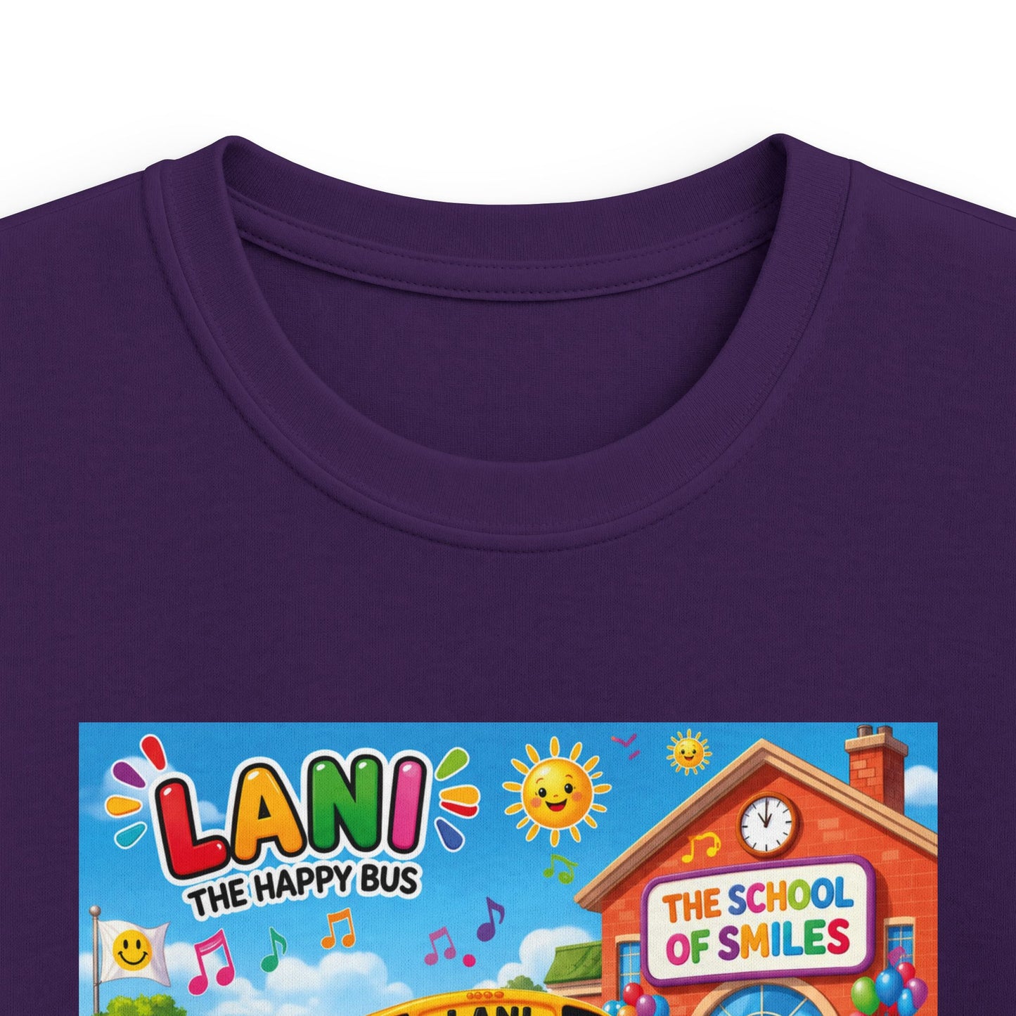 Lani™ Kids Softstyle Tee – "Let's Sing Happiness Together!" Graphic