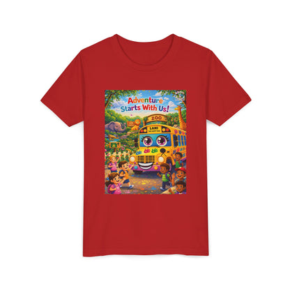 Lani™ Youth Short Sleeve Tee – "Adventure Starts With Us!" Graphic