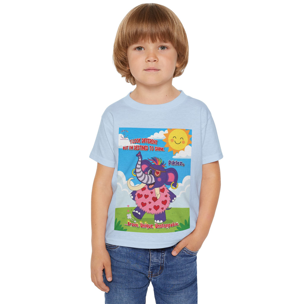 Piklez™ Toddler T-Shirt – “Destined to Shine” Kids Graphic Tee | Smile Universe Collection