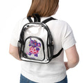 Piklez™ Clear Stadium Backpack – "Full of Love!" Graphic | Smile Universe Collection