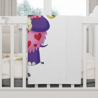 Piklez™ Soft Fleece Baby Blanket – "Full of Love!" Graphic | Smile Universe Collection