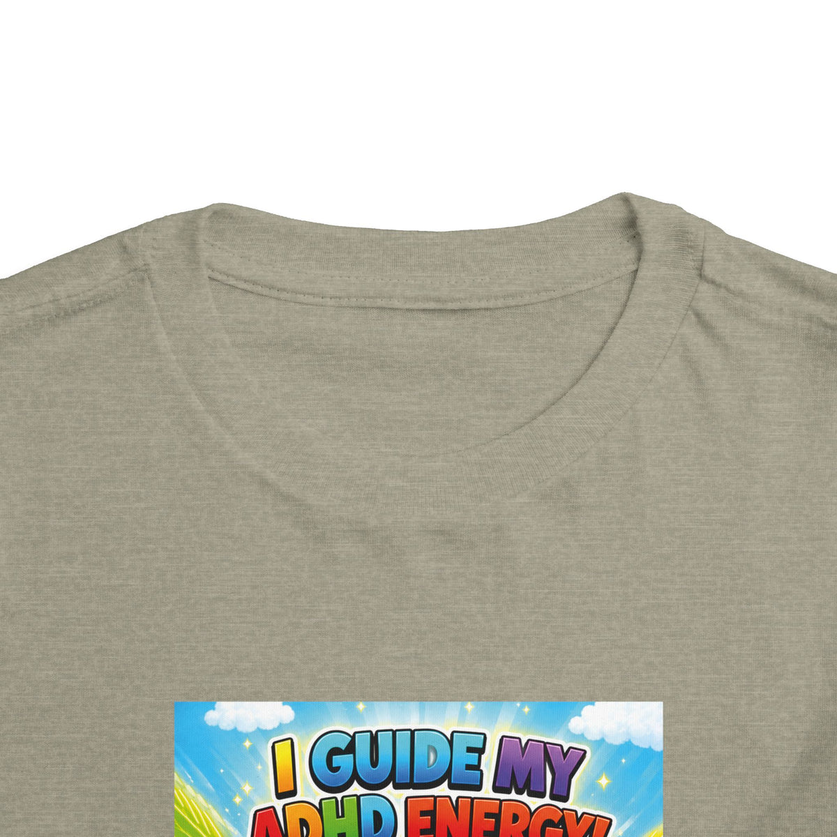 Potz™ Toddler Short Sleeve Tee – "I Guide My ADHD Energy!" Graphic Tee | Smile Universe Collection