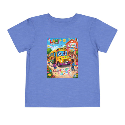Lani™ Toddler Short Sleeve Tee – "Let's Sing Happiness Together!" Graphic