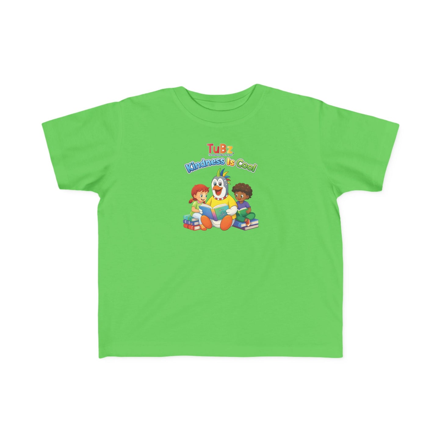 TuBz™ "Kindness Is Cool" Kids T-Shirt - Positive Message Graphic Tee | Smile Universe TuBz4Kidz
