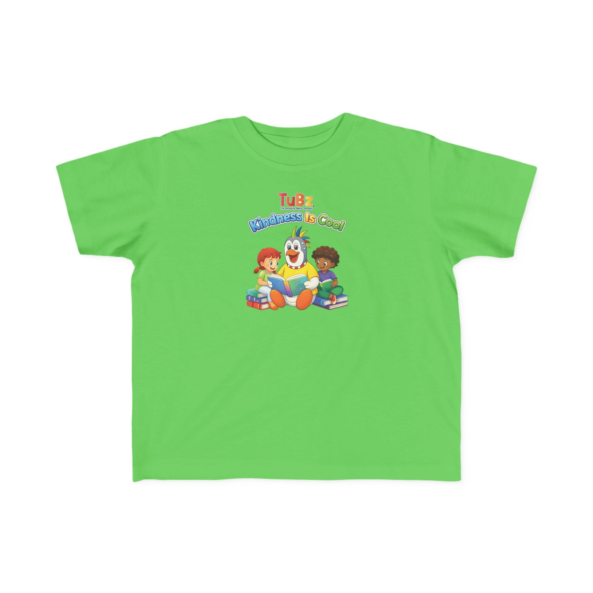 TuBz™ "Kindness Is Cool" Kids T-Shirt - Positive Message Graphic Tee | Smile Universe TuBz4Kidz
