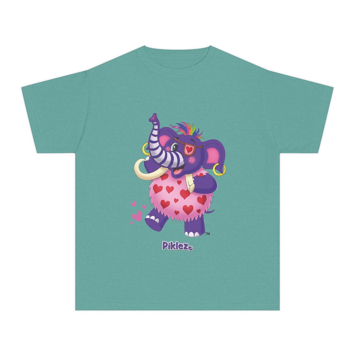 Piklez™ Youth Midweight Tee – "Full of Love!" Graphic Shirt | Smile Universe Collection