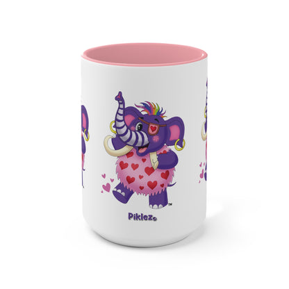 Piklez™ Accent Mug – "Full of Love!" Graphic | Smile Universe Collection