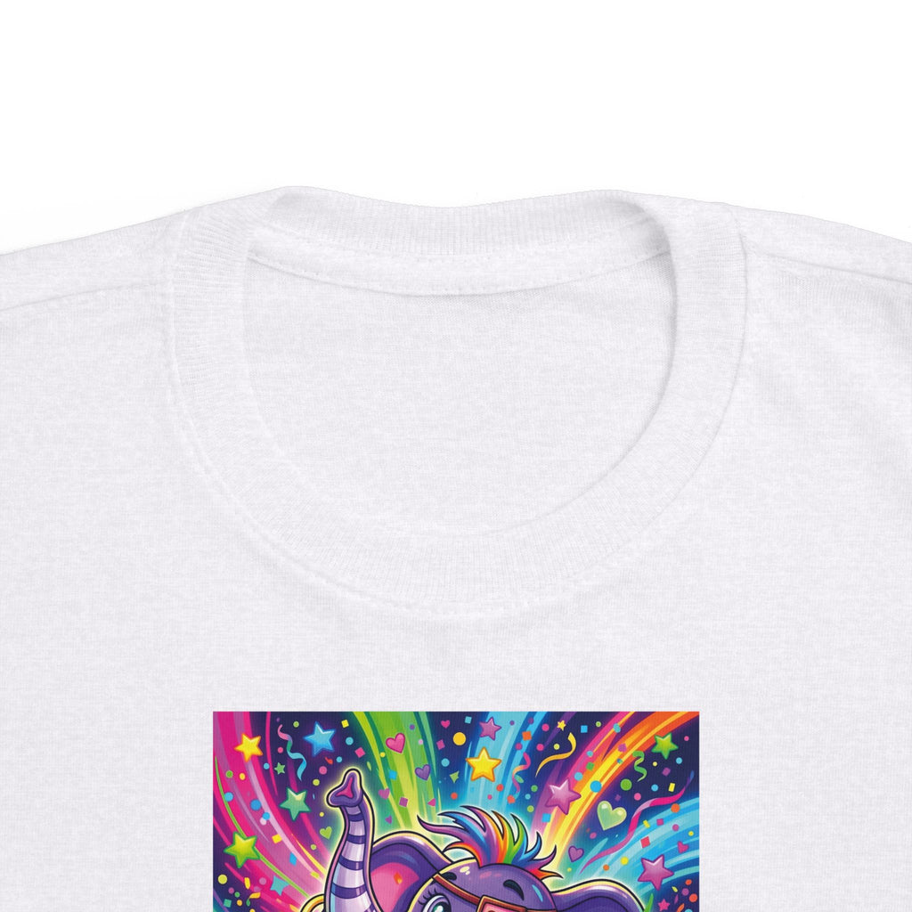 Piklez™ Toddler's Fine Jersey Tee – "Born to Celebrate!" Graphic Shirt | Smile Universe Collection
