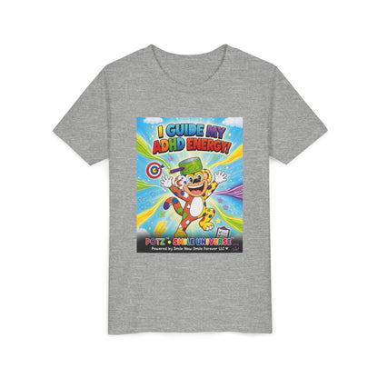Potz™ Youth Short Sleeve Tee – "I Guide My ADHD Energy!" Graphic Tee | Smile Universe Collection