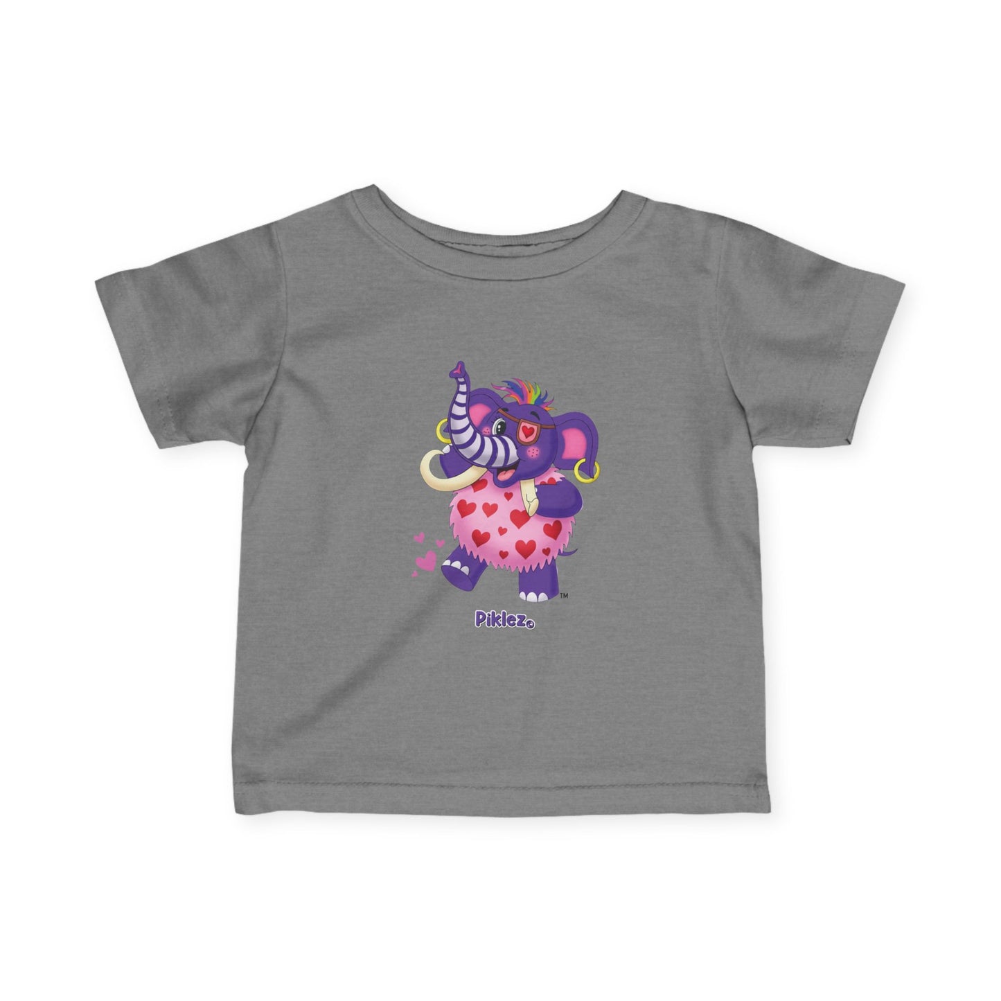 Piklez™ Infant Fine Jersey Tee – "Full of Love!" Graphic Shirt | Smile Universe Collection