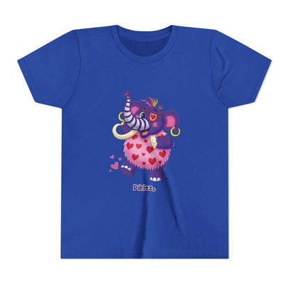 Piklez™ Youth Short Sleeve Tee – "Full of Love!" Graphic Shirt | Smile Universe Collection