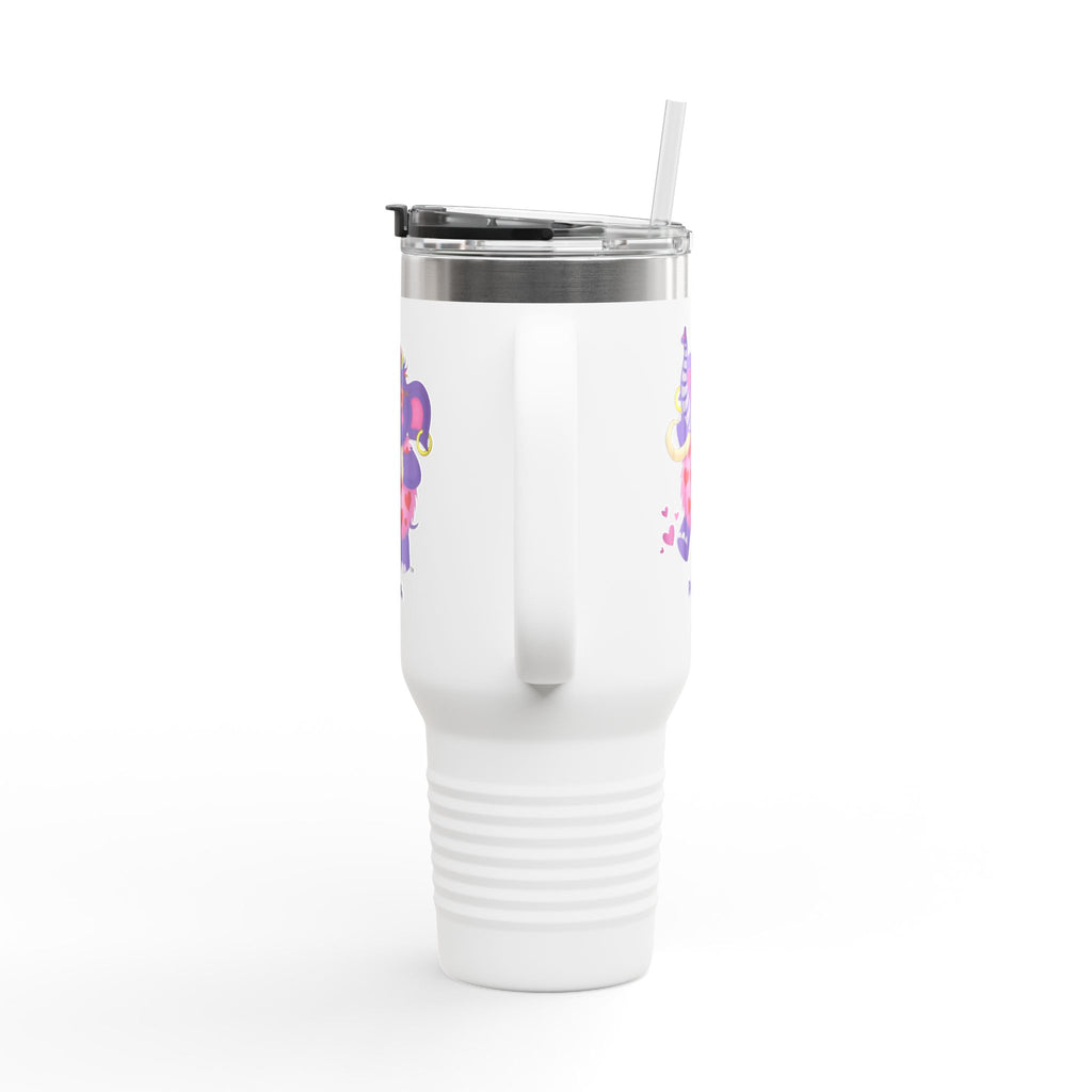 Piklez™ 40oz Insulated Travel Mug – "Full of Love!" Graphic | Smile Universe Collection