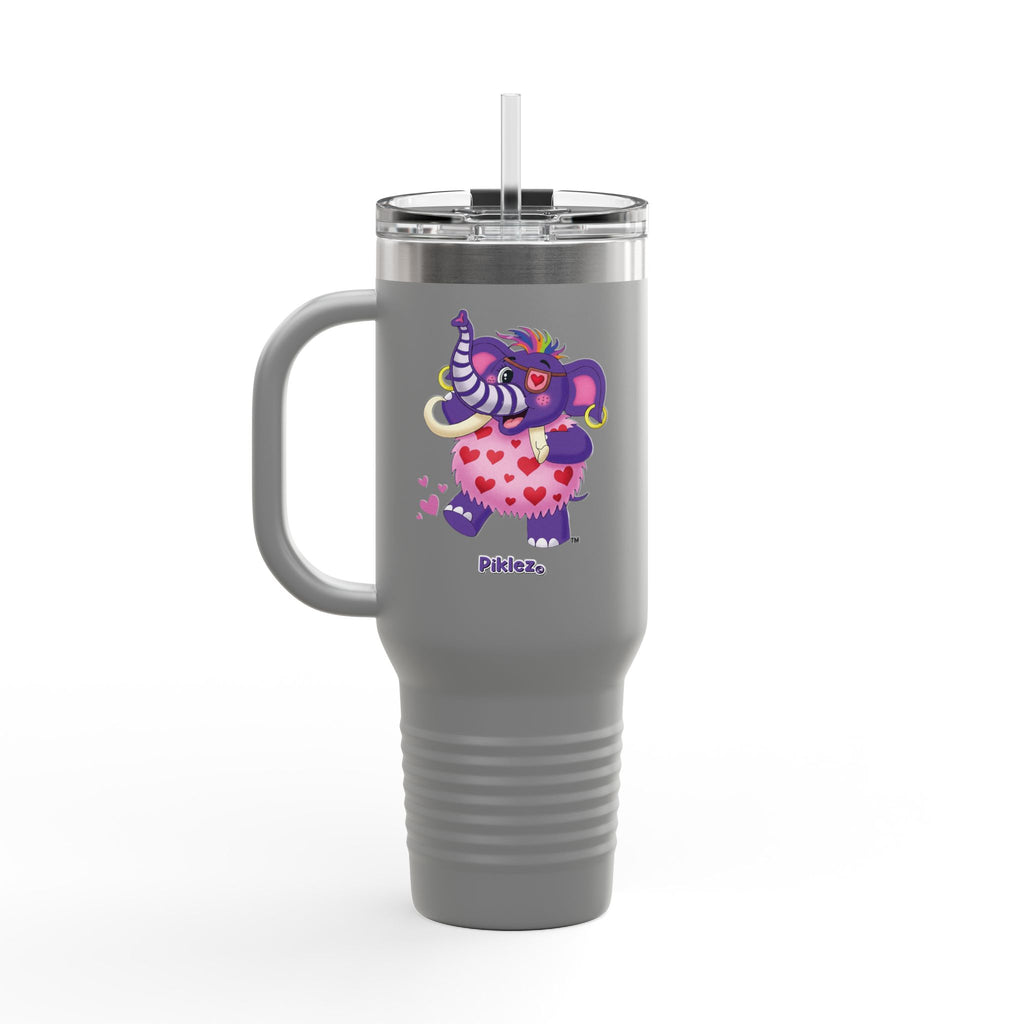 Piklez™ 40oz Insulated Travel Mug – "Full of Love!" Graphic | Smile Universe Collection