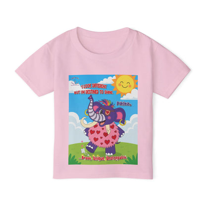 Piklez™ Toddler T-Shirt – “Destined to Shine” Kids Graphic Tee | Smile Universe Collection