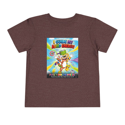 Potz™ Toddler Short Sleeve Tee – "I Guide My ADHD Energy!" Graphic Tee | Smile Universe Collection