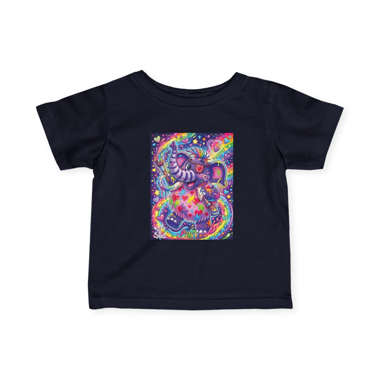 Piklez™ Infant Fine Jersey Tee – "Magic Paint!" Graphic Shirt | Smile Universe Collection