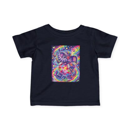 Piklez™ Infant Fine Jersey Tee – "Magic Paint!" Graphic Shirt | Smile Universe Collection