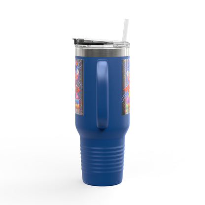 Panz™ Insulated Travel Mug 40oz – "My Energy is Powerful" Graphic Tumbler | Smile Universe Collection