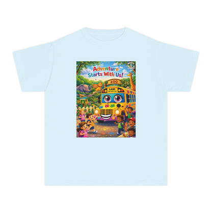 Lani™ Youth Midweight Tee – "Adventure Starts With Us!" Graphic