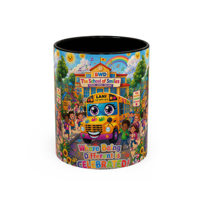 Lani™ Colorful Mug (11oz & 15oz) – "Where Being Different is CELEBRATED!" Graphic