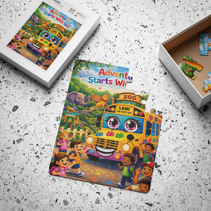 Lani™ Kids' Puzzle, 30-Piece – "Adventure Starts With Us!" Graphic