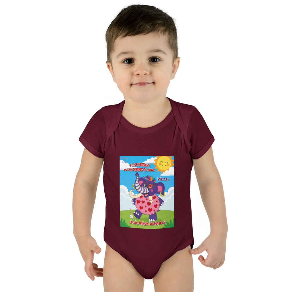 Piklez™ Infant Bodysuit – “Destined to Shine” Baby Outfit | Smile Universe Collection