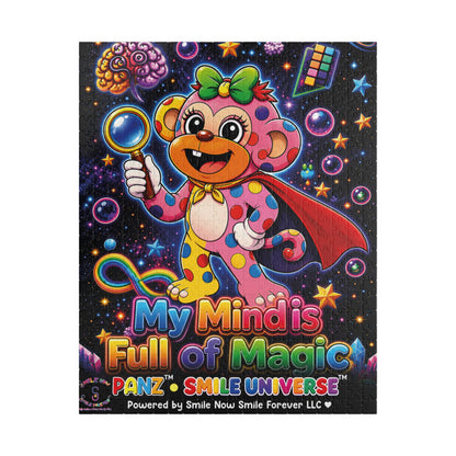 Panz™ Puzzle (110, 252, 520 & 1014-piece) – "My Mind is Full of Magic" Graphic | Smile Universe Collection