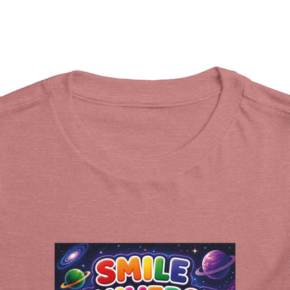 Smile Universe™ Toddler Short Sleeve Tee – "Where Being Different is CELEBRATED!" Graphic