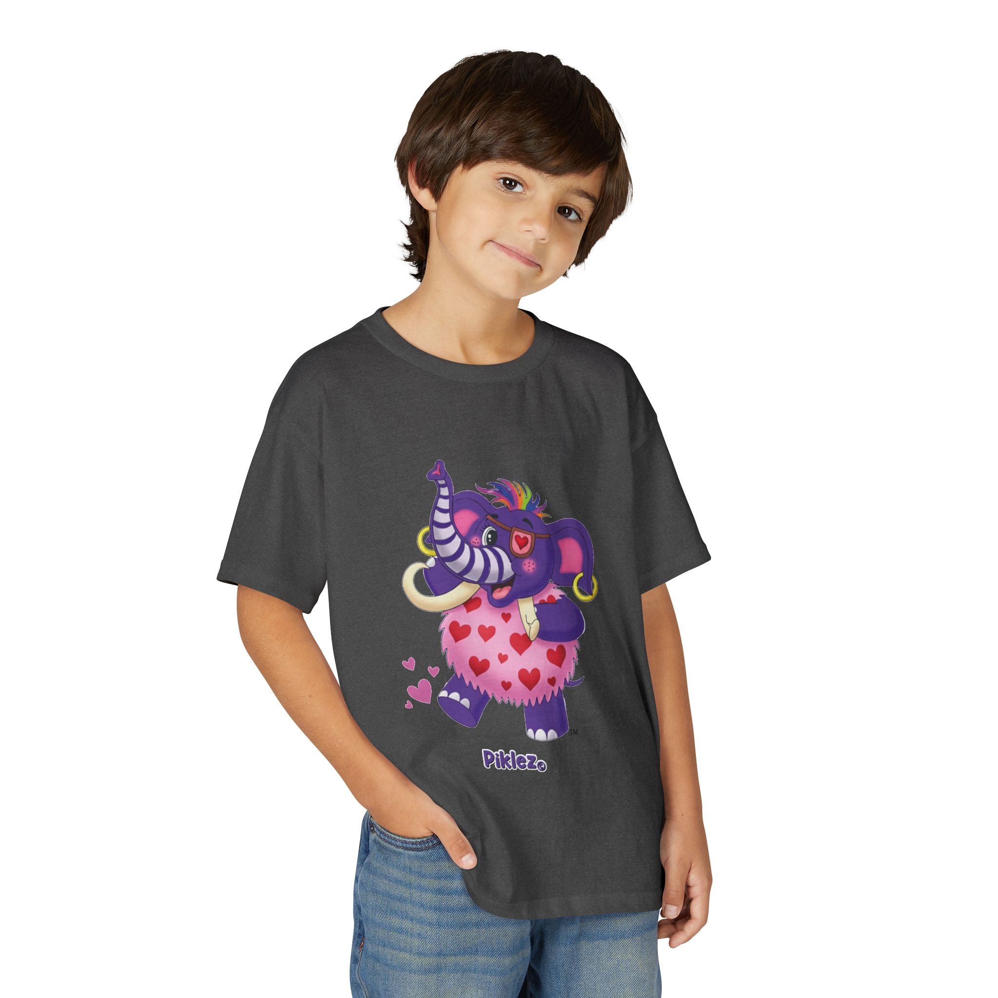 Piklez™ Youth DryBlend® T-Shirt – "Full of Love!" Graphic Shirt | Smile Universe Collection