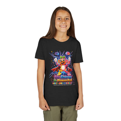 Panz™ Youth Short Sleeve Tee – "My Energy is Powerful" Graphic Tee | Smile Universe Collection