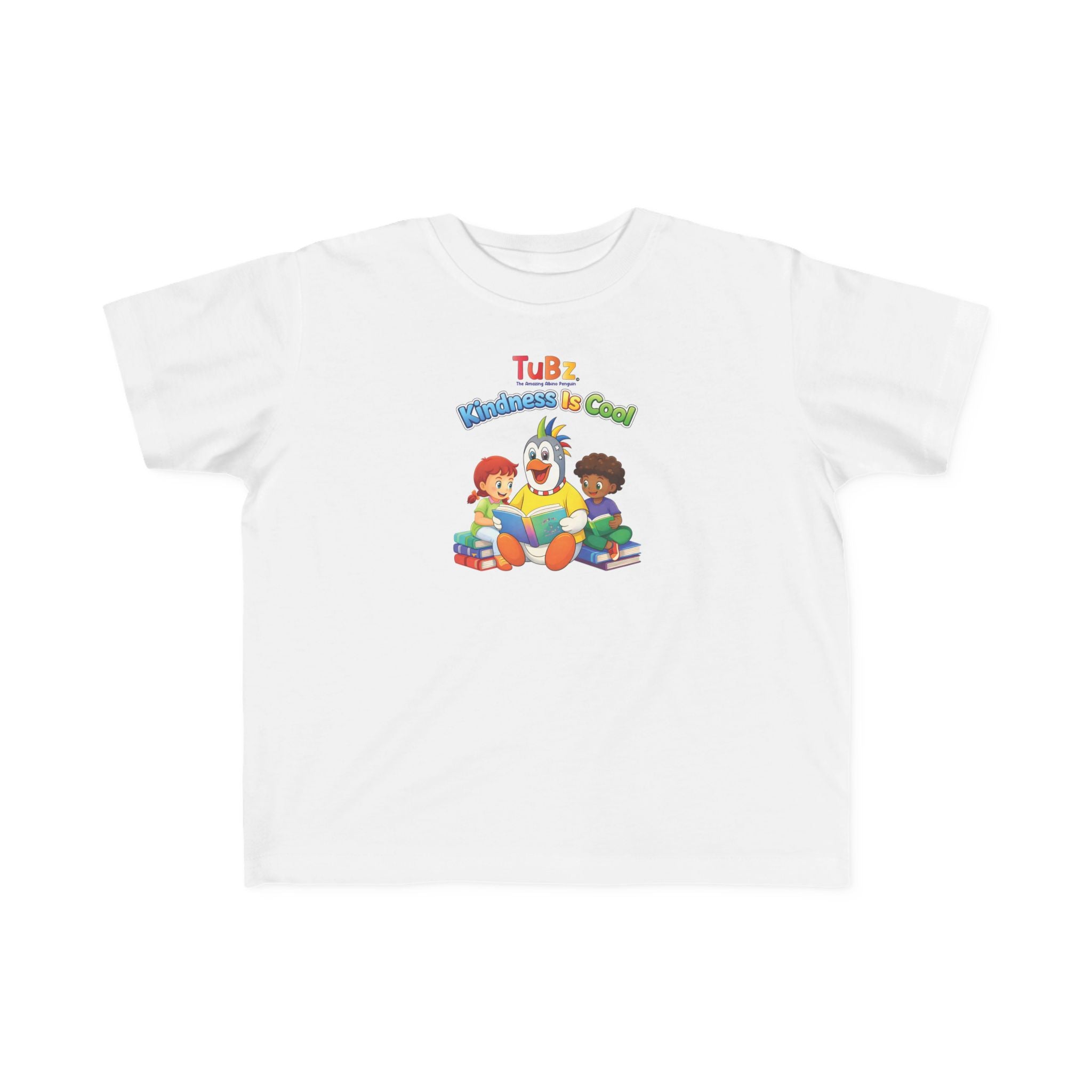 TuBz™ "Kindness Is Cool" Kids T-Shirt - Positive Message Graphic Tee | Smile Universe TuBz4Kidz