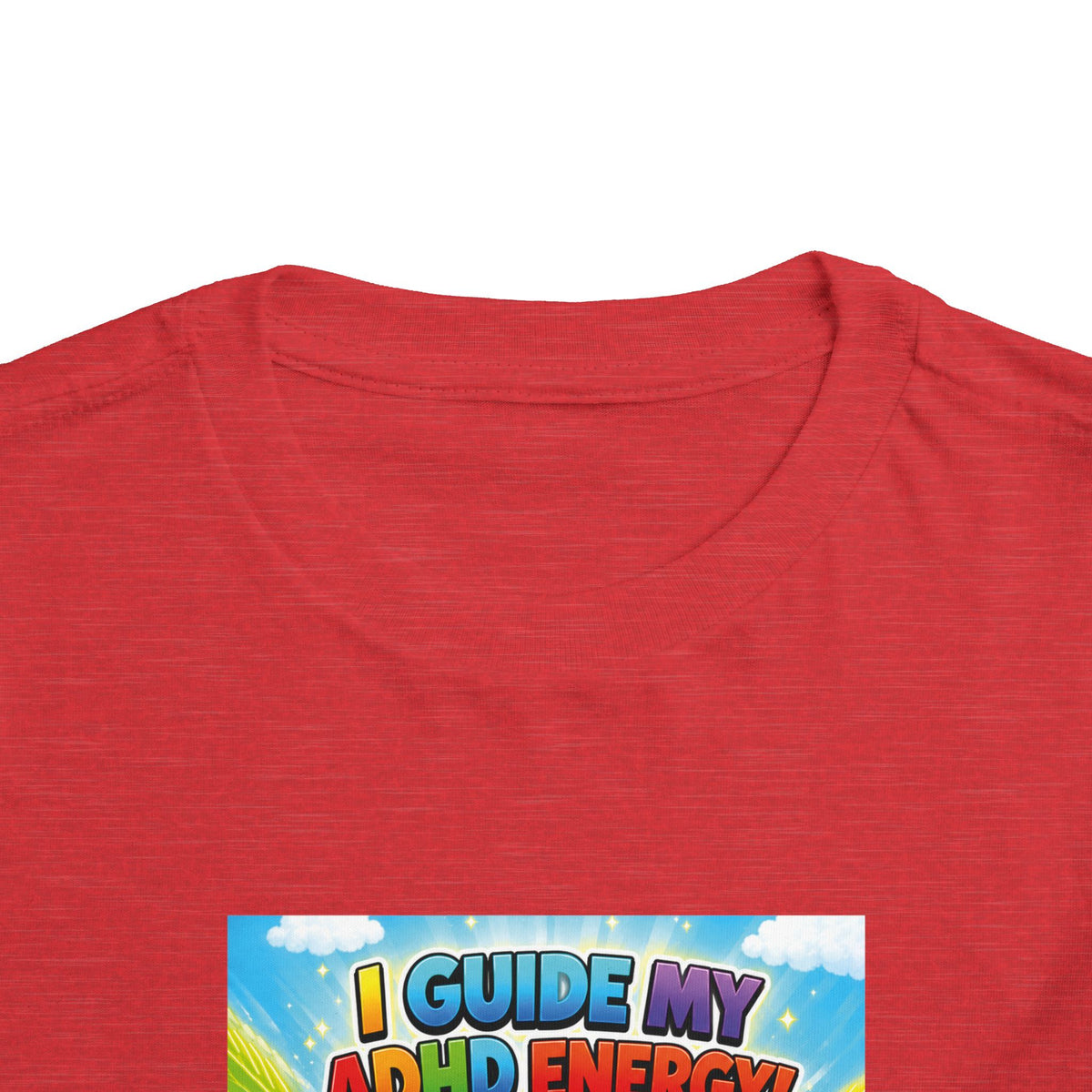 Potz™ Toddler Short Sleeve Tee – "I Guide My ADHD Energy!" Graphic Tee | Smile Universe Collection